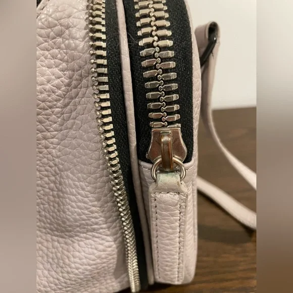 Lavender Leather KARA Double Date Bag - Picture 6 of 8